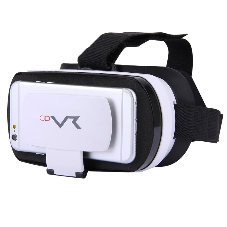 3D VR Universal Virtual Reality 3D Video Glasses for 4.0 to 6.5 inch Smartphones (Black + White)