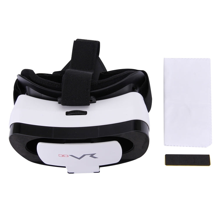 3D VR Universal Virtual Reality 3D Video Glasses for 4.0 to 6.5 inch Smartphones (Black + White)