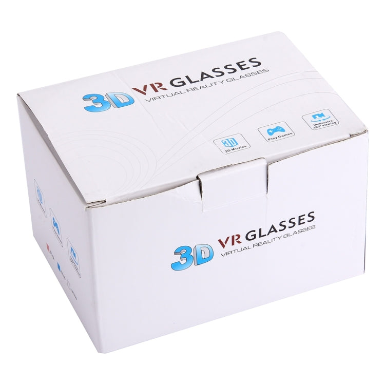 3D VR Universal Virtual Reality 3D Video Glasses for 4.0 to 6.5 inch Smartphones (Black + White)
