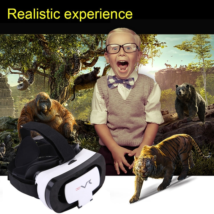 3D VR Universal Virtual Reality 3D Video Glasses for 4.0 to 6.5 inch Smartphones (Black + White)