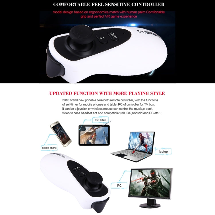 Virtual Reality 3D VR Video Glasses Wireless Bluetooth Remote Controller for Baofeng Mojing IV (Android Version)