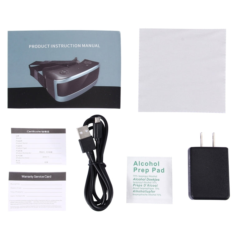 azpen 5.5 inch WiFi Bluetooth 3D VR Virtual Reality Box Glasses, Android 4.4.2 Allwinner H8 Quad Core ARM A7 up to 2.0GHz, RAM: 2GB, ROM: 16GB