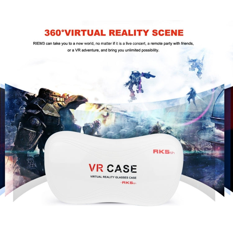 RK5th Virtual Reality 3D Video Glasses for iPhone 6 Plus / Galaxy S7 etc. 4.0 inch - 5.5 inch Smartphone