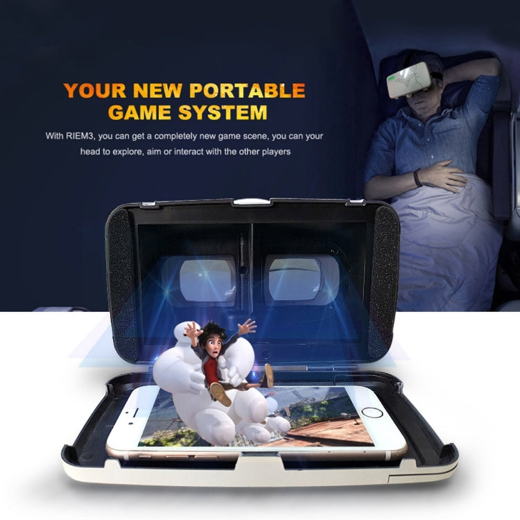 RK5th Virtual Reality 3D Video Glasses for iPhone 6 Plus / Galaxy S7 etc. 4.0 inch - 5.5 inch Smartphone