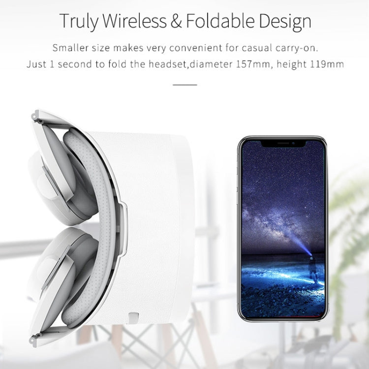BOBO X6 5.5 inch Virtual Reality Glasses Headset Private Cinema Glasses Helmet, Android 7.1, Allwinner VR9 Quad Core 1.8GHz, 2GB+16GB, Support OTG, WiFi, Bluetooth(White)