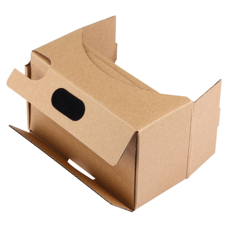 DIY Cardboard 2.0 Virtual Reality VR Glasses 3D Video Glasses for 4 to 6 inch Smartphones(Brown)