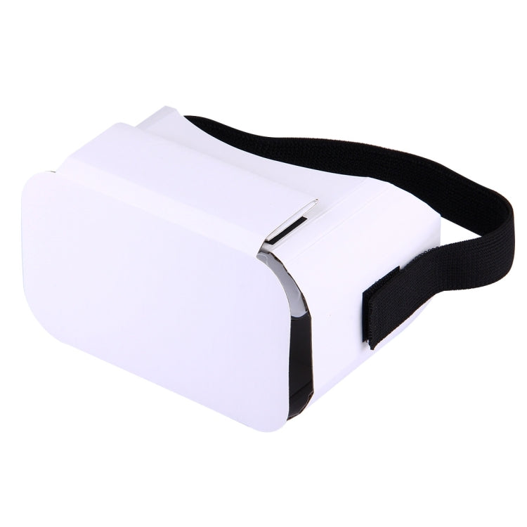 DIY Cardboard 1.0 Virtual Reality VR Glasses 3D Video Glasses for 4 to 6 inch Smartphones(White)