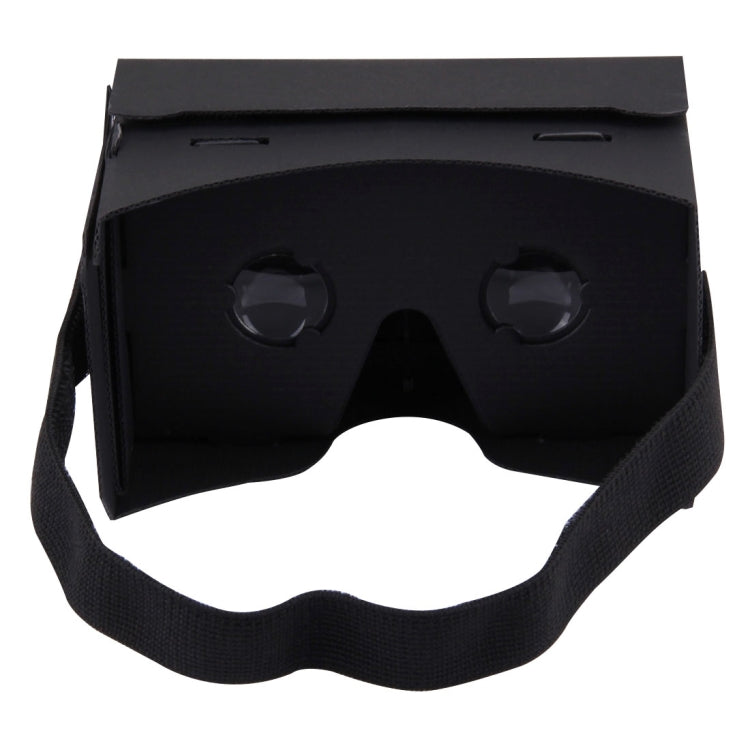 DIY Cardboard 1.0 Virtual Reality VR Glasses 3D Video Glasses for 4 to 6 inch Smartphones(Black)