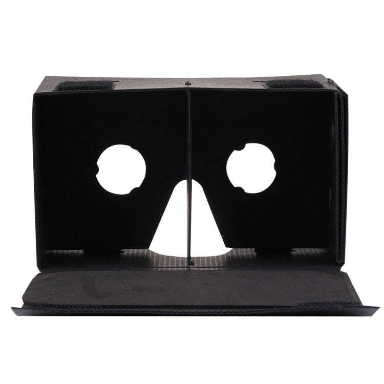 DIY Cardboard 1.0 Virtual Reality VR Glasses 3D Video Glasses for 4 to 6 inch Smartphones(Black)