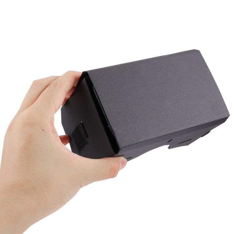 DIY Cardboard 1.0 Virtual Reality VR Glasses 3D Video Glasses for 4 to 6 inch Smartphones(Black)
