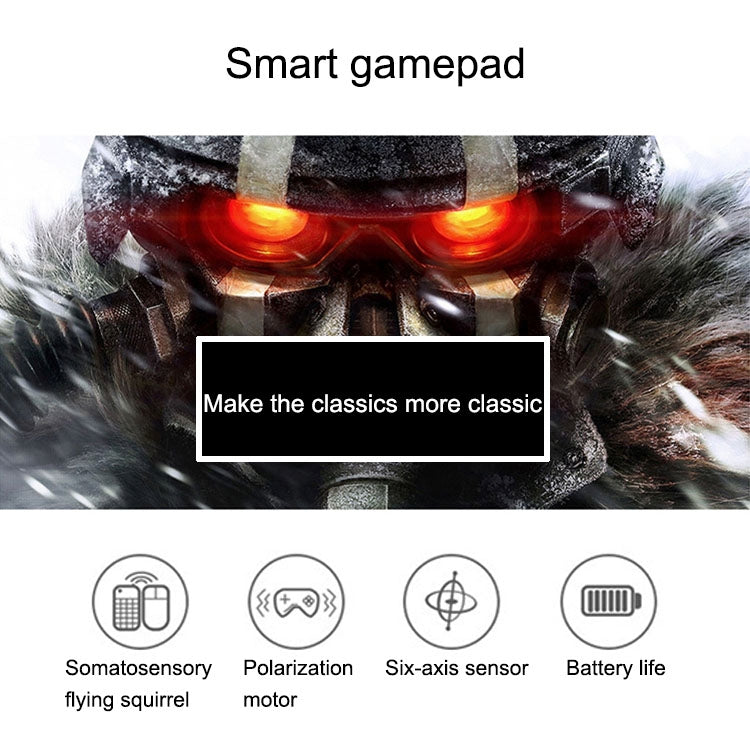 NGDS N1 Pro Enhanced Version Somatosensory Bluetooth Gaming Controller Grip Game Pad with Bracket, For Android / iOS  / PC
