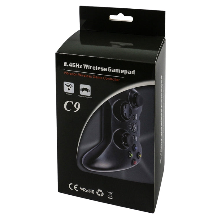 C9 Bluetooth Vibration Gaming Controller Grip Game Pad, For iPhone, Galaxy, Huawei, Xiaomi, HTC and Other Smartphones