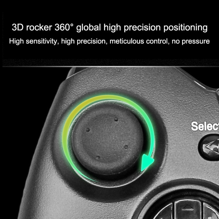 C9 Bluetooth Vibration Gaming Controller Grip Game Pad, For iPhone, Galaxy, Huawei, Xiaomi, HTC and Other Smartphones