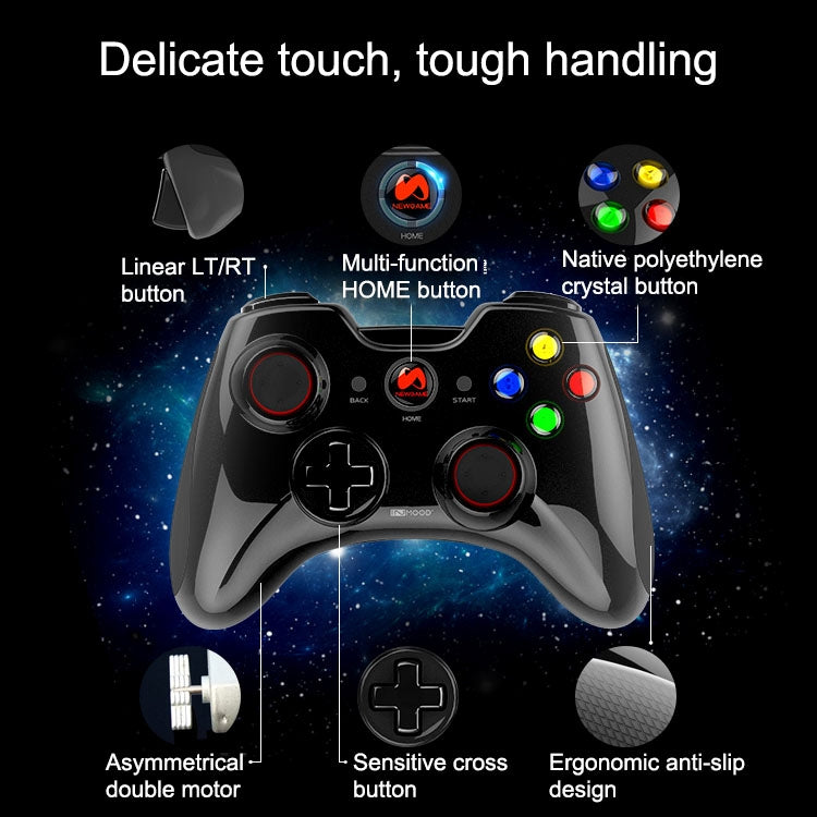M200 Bluetooth Gaming Controller Grip Game Pad with Bracket, For Android / iOS  / PC