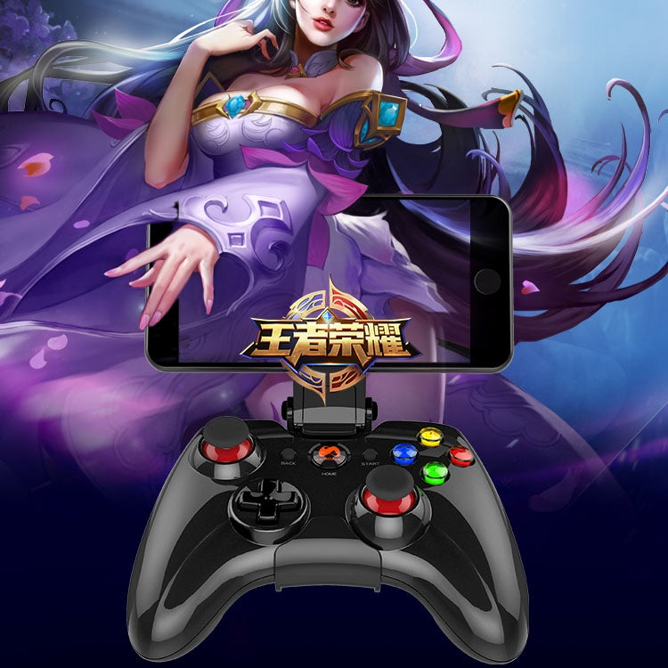 M200 Bluetooth Gaming Controller Grip Game Pad with Bracket, For Android / iOS  / PC