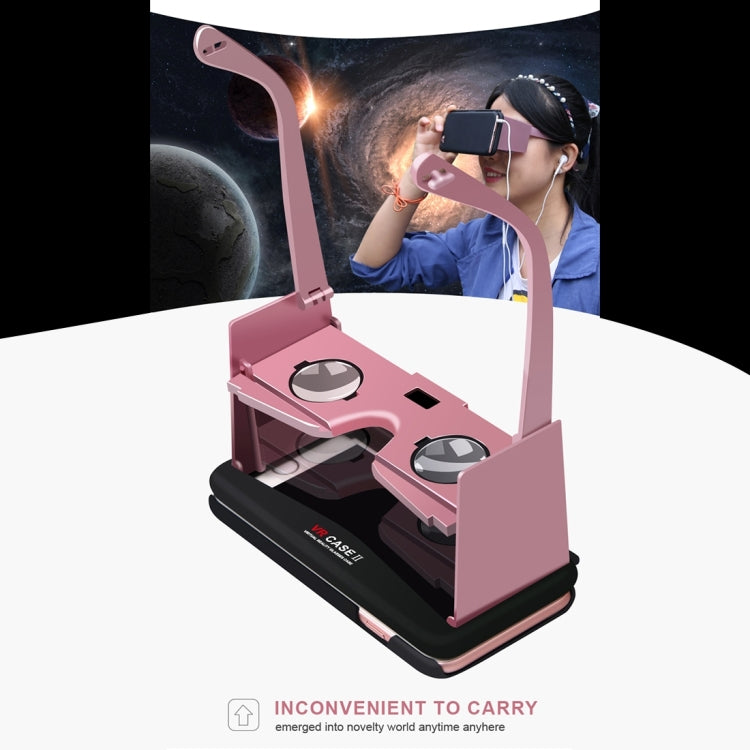 VR CASE 2 Virtual Reality 3D Video Glasses with Protective Case Function for iPhone 6 Plus & 6s Plus