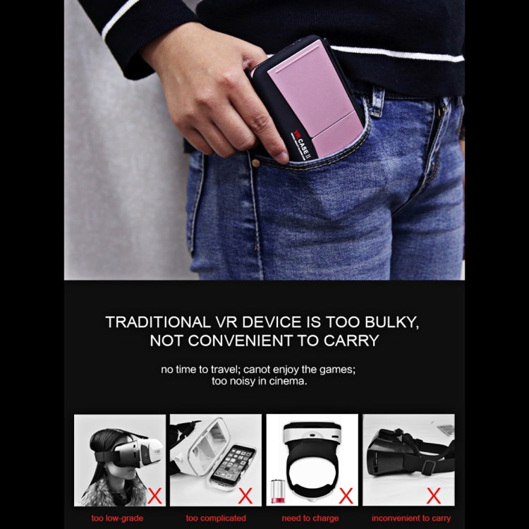 VR CASE 2 Virtual Reality 3D Video Glasses with Protective Case Function for iPhone 6 Plus & 6s Plus