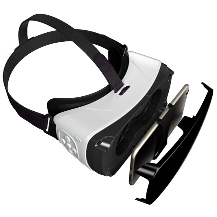 Eye Travel 0626 VR Virtual 3D Headset Glasses for 3.5 to 5.5 inch Smartphones, Support Bluetooth