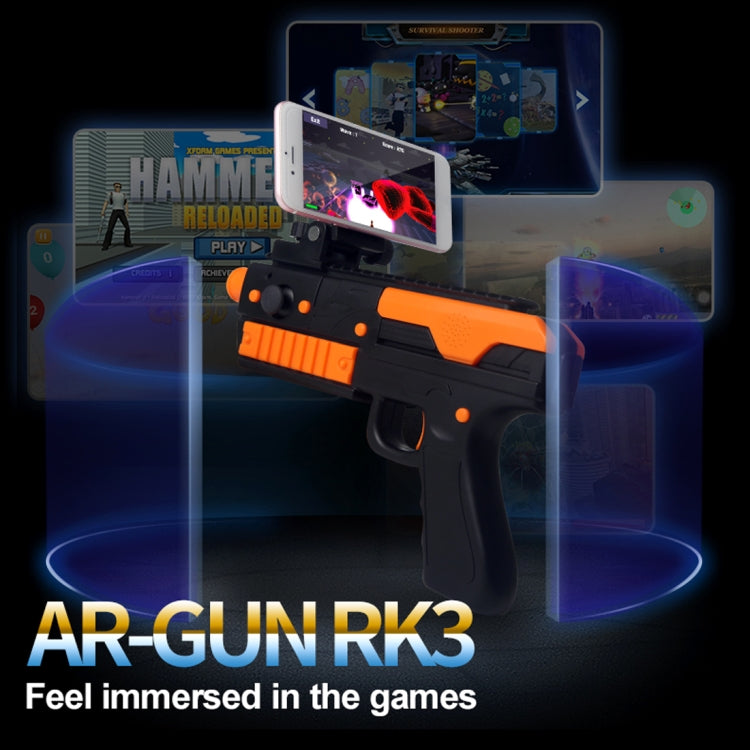 New Tech Entertainment Immersive AR-Gun RK3 Game Equipment Virtuality and Reality Interaction Bluetooth Shooting Game Gun (Orange)
