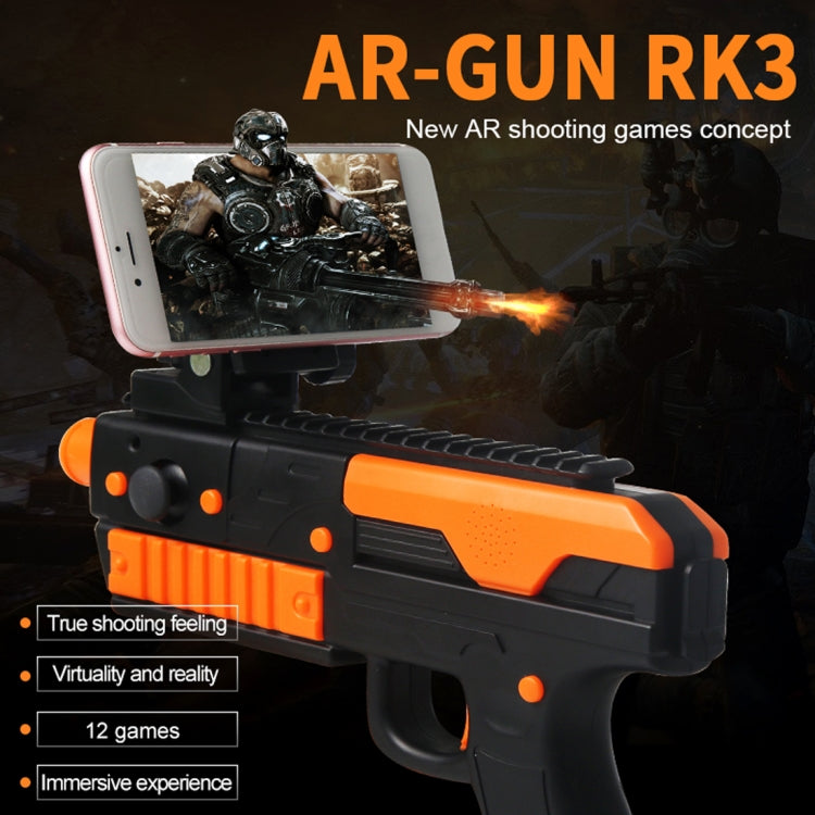 New Tech Entertainment Immersive AR-Gun RK3 Game Equipment Virtuality and Reality Interaction Bluetooth Shooting Game Gun (Orange)