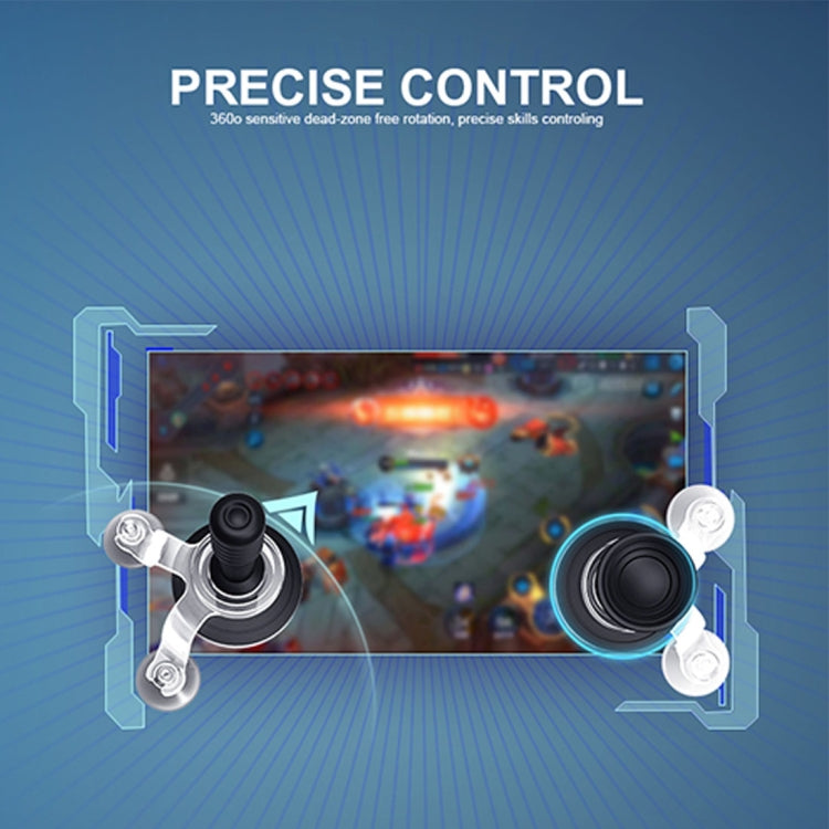 RK GAME 5th Touch Screen Gamepad Mobile Game Controller Android & iOS Phone(Black)