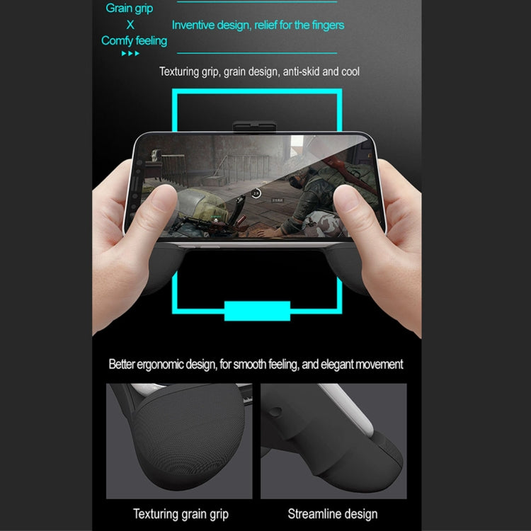 RK GAME 7th Power Bank ABS Stand Gamepad Game Controller for 2.4-3.5 inch Android & iOS Phone