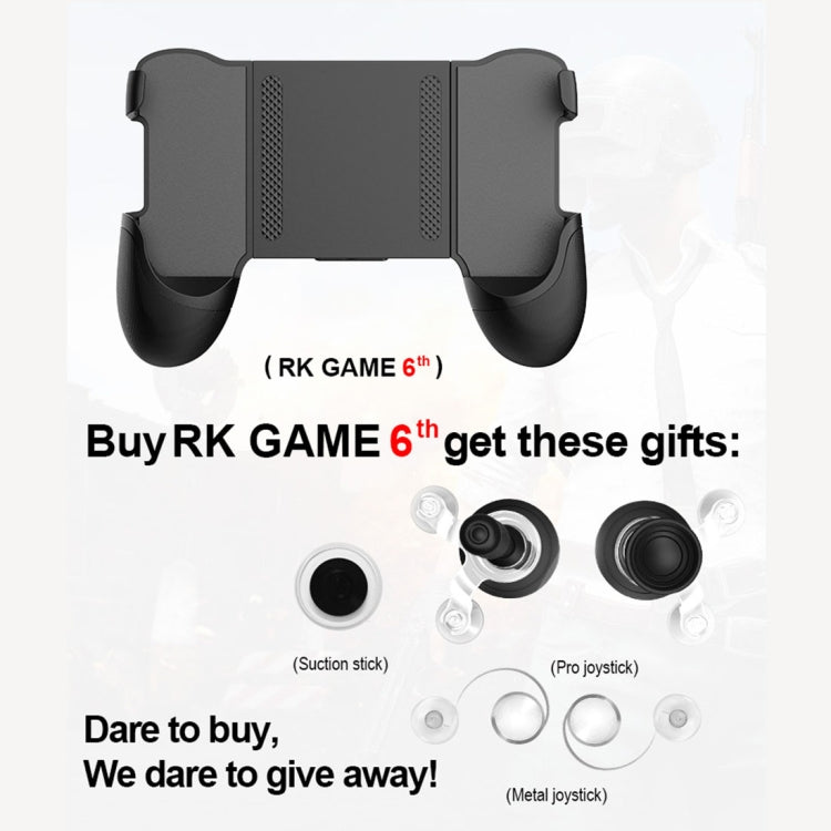 RKGAME 6th Stand Gamepad Game Controller for 4.0-5.7 inch Android & iOS Phone