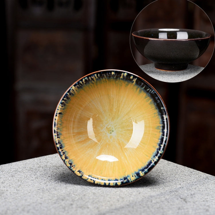 2 PCS Kiln Transmutation Kongfu Bowl Ceramic Tea Cup 3