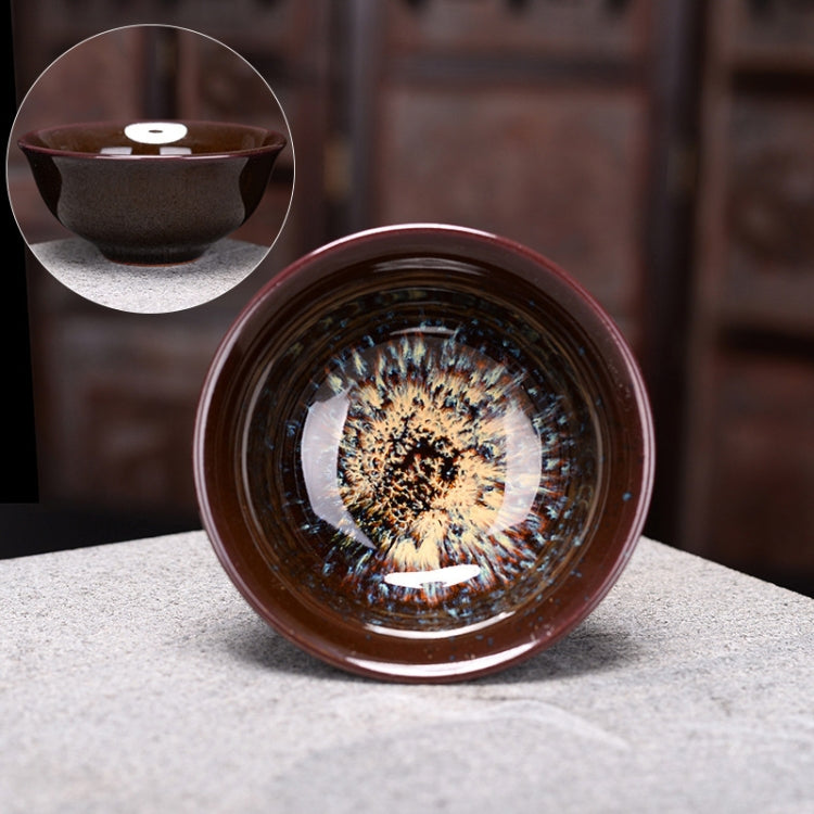 2 PCS Kiln Transmutation Kongfu Bowl Ceramic Tea Cup 10-2