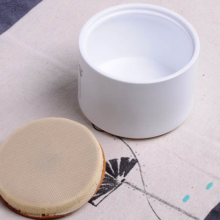 Ceramic Sealed Storage Tea Can, Size: 10 x 7cm, Chinese Characters: Realize