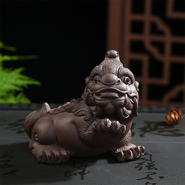 Redware Tea Attracts Lucrative Mythical Wild Animal Handmade Tea Plate Home Decoration