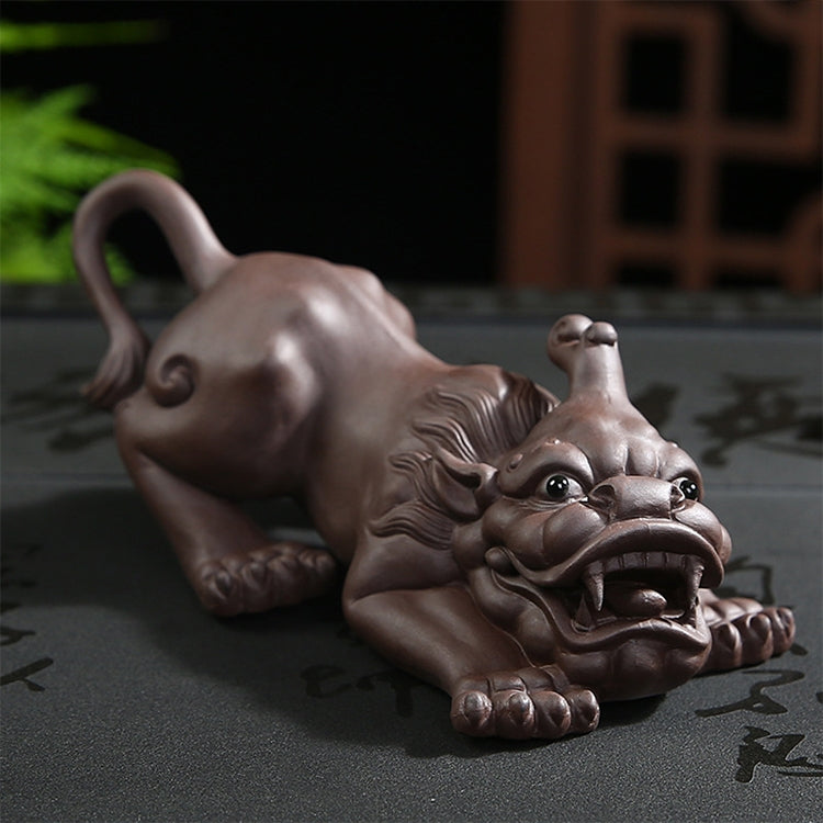 Redware Tea Attracts Lucrative Mythical Wild Animal Handmade Tea Plate Home Decoration
