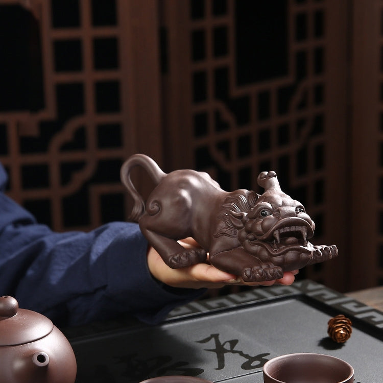 Redware Tea Attracts Lucrative Mythical Wild Animal Handmade Tea Plate Home Decoration