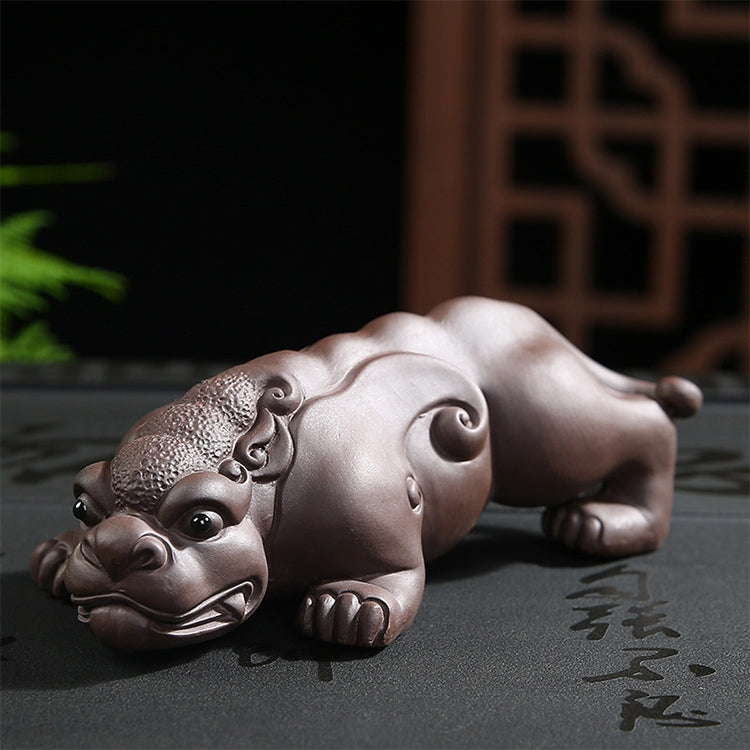 Redware Tea Attracts Lucrative Mythical Wild Animal Handmade Tea Plate Home Decoration