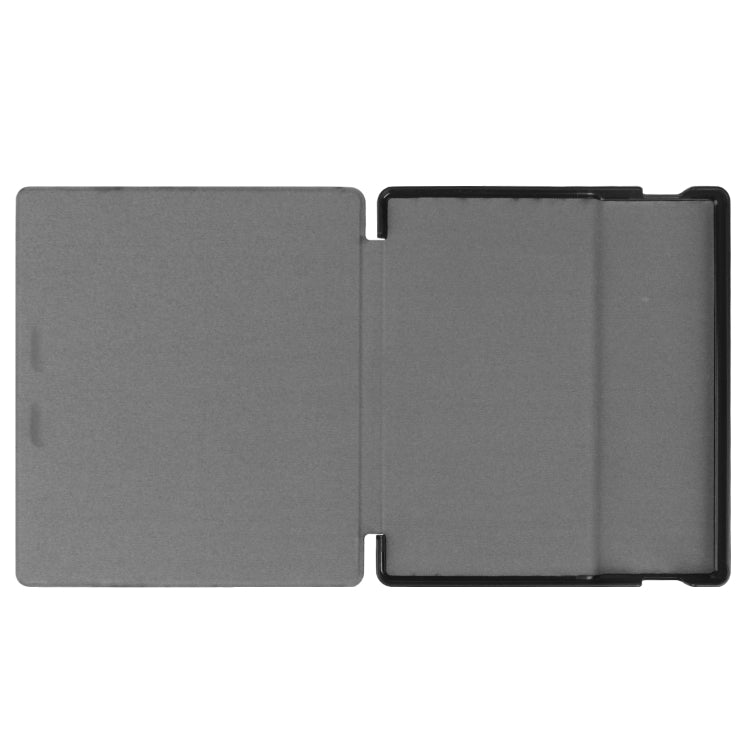 Tri-fold Cowhide Texture Horizontal Flip Leather Case for Amazon Kindle oasis (2019), with Holder & Sleep / Wake-up Function