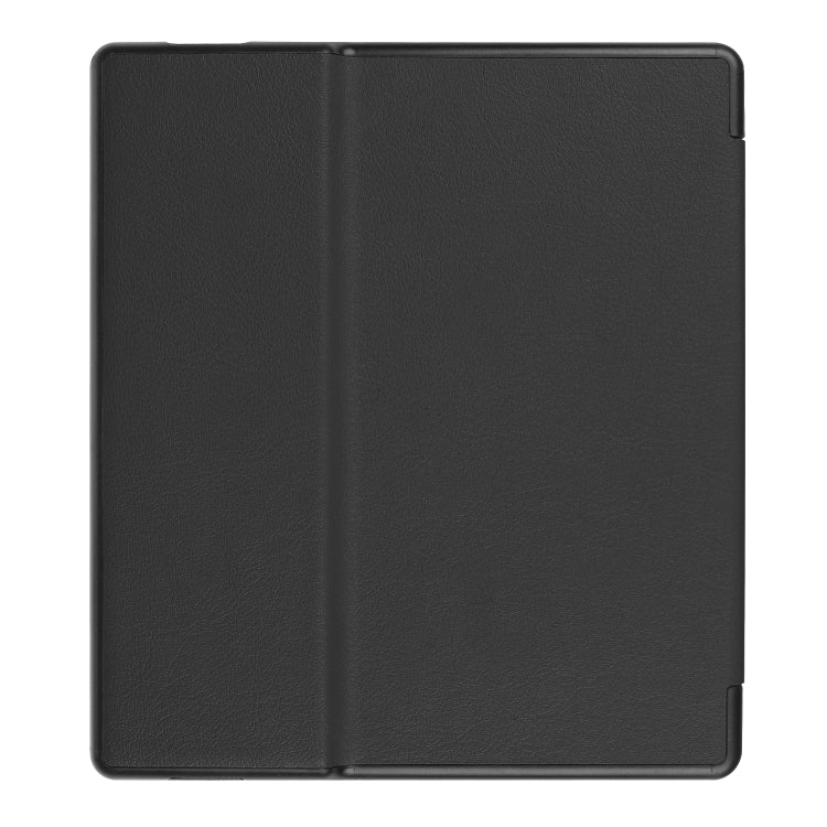 Tri-fold Cowhide Texture Horizontal Flip Leather Case for Amazon Kindle oasis (2019), with Holder & Sleep / Wake-up Function
