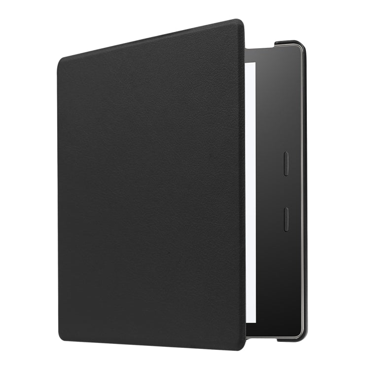 Tri-fold Cowhide Texture Horizontal Flip Leather Case for Amazon Kindle oasis (2019), with Holder & Sleep / Wake-up Function