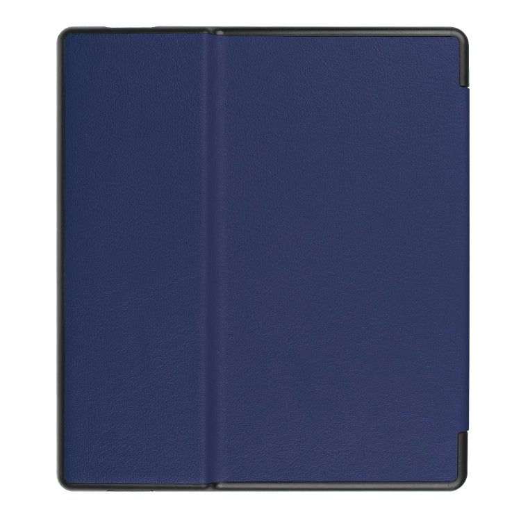 Tri-fold Cowhide Texture Horizontal Flip Leather Case for Amazon Kindle oasis (2019), with Holder & Sleep / Wake-up Function