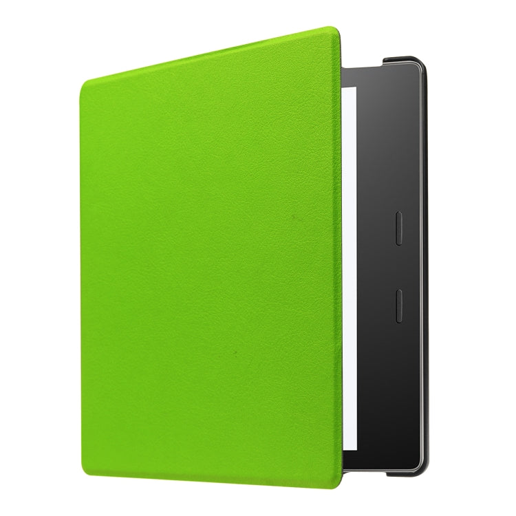 Tri-fold Cowhide Texture Horizontal Flip Leather Case for Amazon Kindle oasis (2019), with Holder & Sleep / Wake-up Function