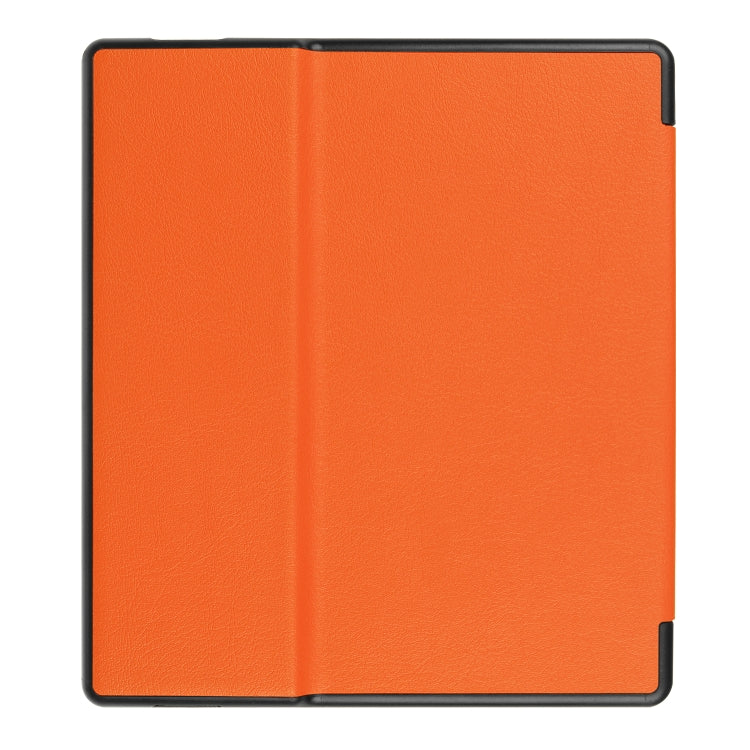 Tri-fold Cowhide Texture Horizontal Flip Leather Case for Amazon Kindle oasis (2019), with Holder & Sleep / Wake-up Function