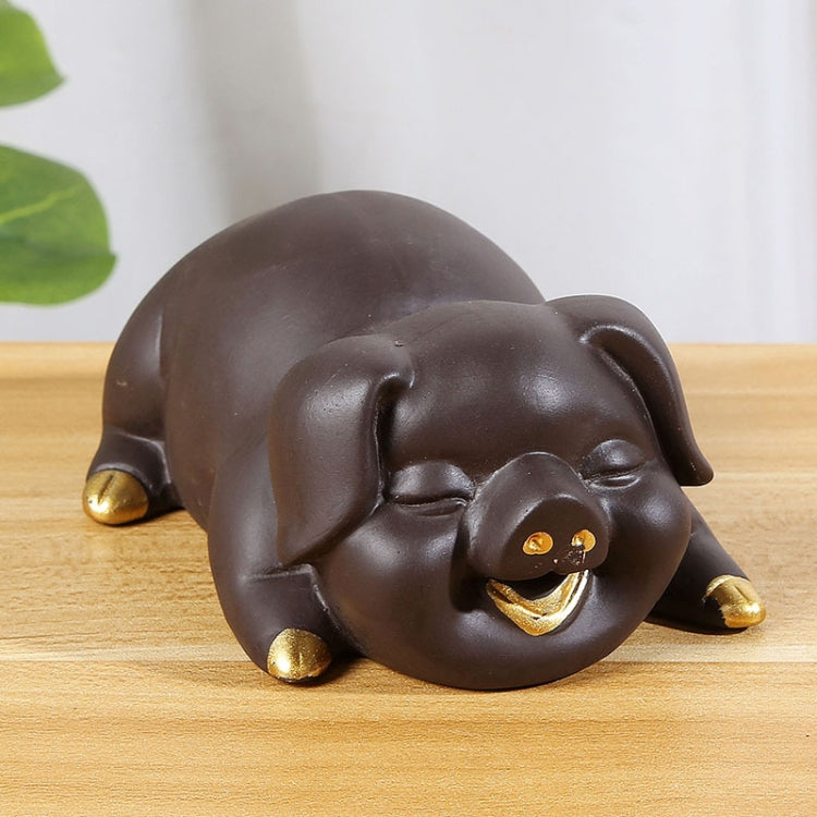 Creative Redware Tea Favors Tea Play Kungfu Teaware Decoration, Fortunate Pig Series
