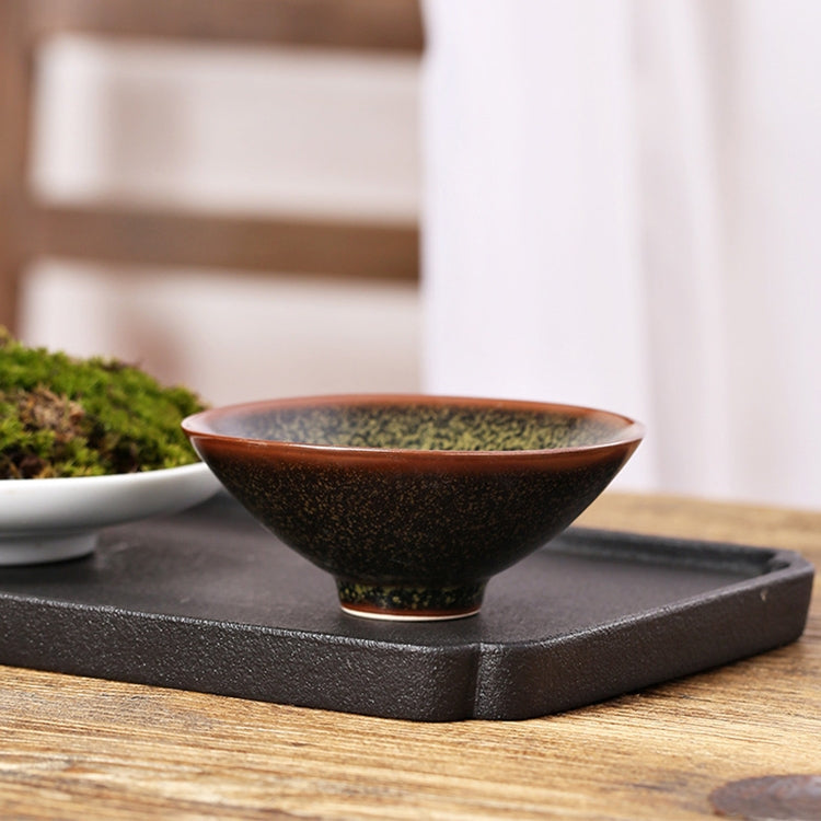 Ceramic Kiln Transmutation Tea Cup Handmade Kungfu Tea Bowl