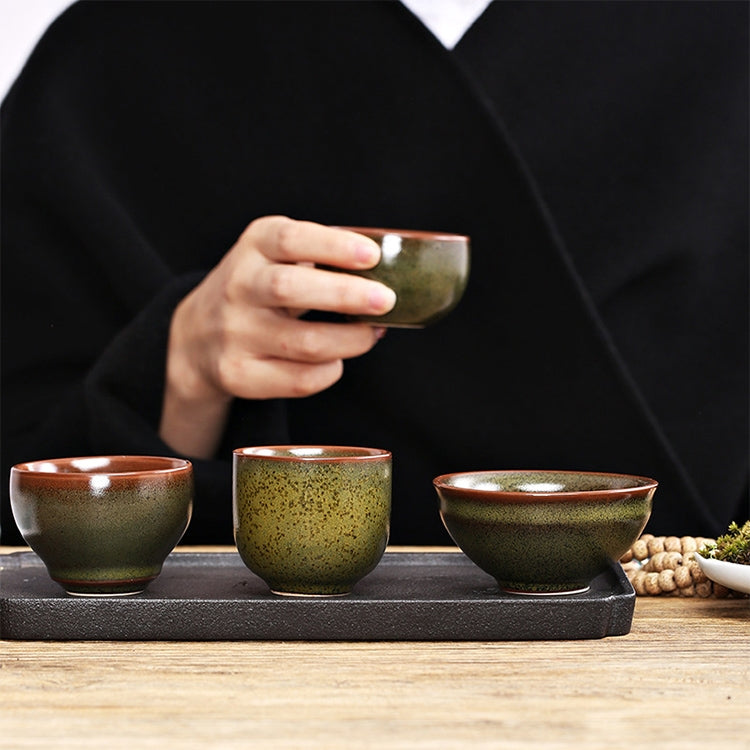 Ceramic Kiln Transmutation Tea Cup Handmade Kungfu Tea Bowl