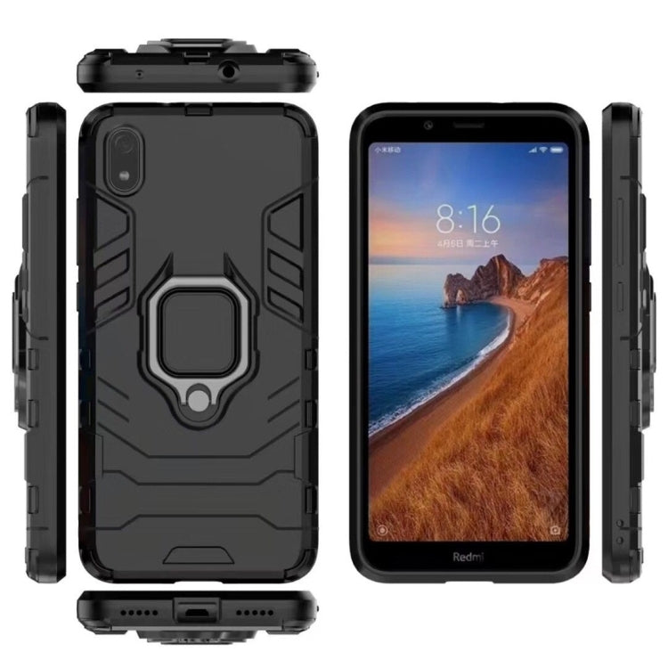 PC + TPU Shockproof Protective Case with Magnetic Ring Holder