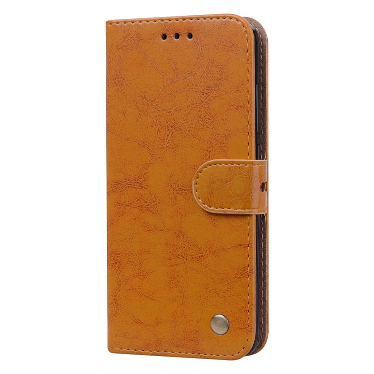 Business Style Oil Wax Texture Horizontal Flip Leather Case for Xiaomi Redmi 7A, with Holder & Card Slots & Wallet