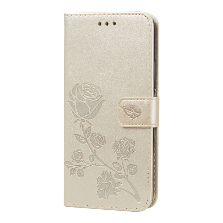 Rose Embossed Horizontal Flip PU Leather Case with Holder & Card Slots & Wallet for Huawei Honor 20 Pro