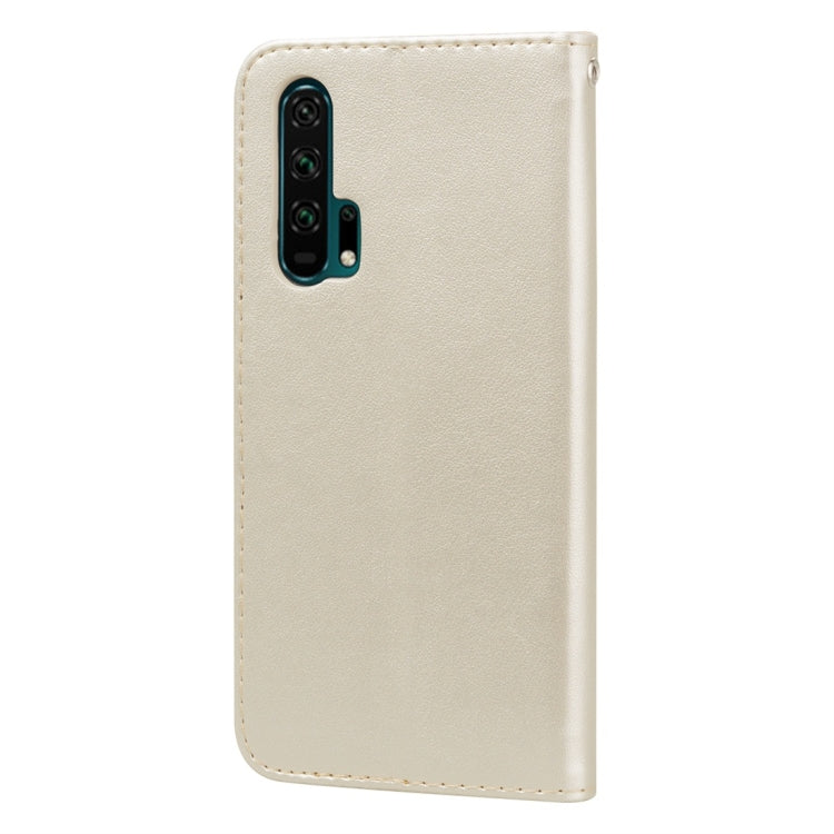 Rose Embossed Horizontal Flip PU Leather Case with Holder & Card Slots & Wallet for Huawei Honor 20 Pro