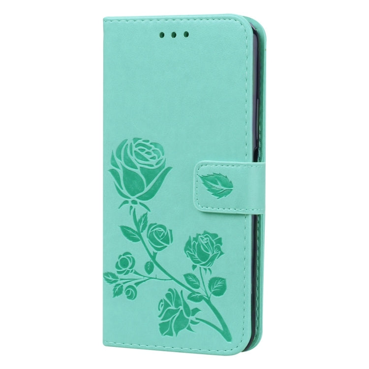 Rose Embossed Horizontal Flip PU Leather Case with Holder & Card Slots & Wallet for Huawei Honor 20 Pro