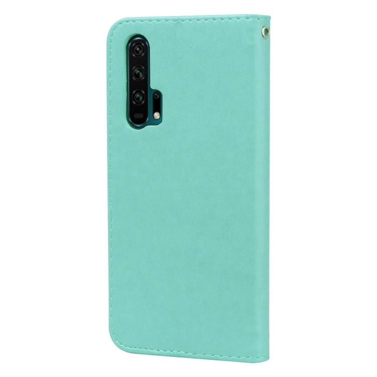 Rose Embossed Horizontal Flip PU Leather Case with Holder & Card Slots & Wallet for Huawei Honor 20 Pro