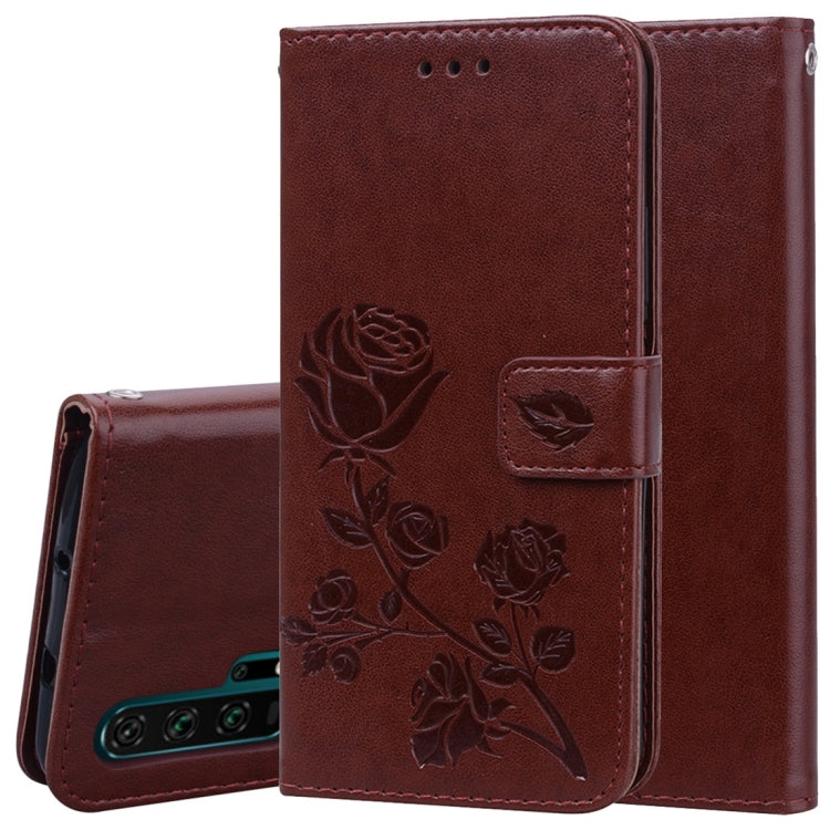 Rose Embossed Horizontal Flip PU Leather Case with Holder & Card Slots & Wallet for Huawei Honor 20 Pro